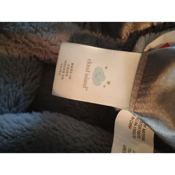 Cloud Island Large Bear Baby Lovey Security Blanket Gray Tree Print 30x30 - Picture 7 of 7